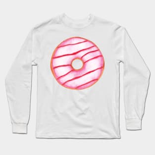 Pink Donut Long Sleeve T-Shirt